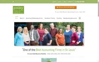 Pooley Accounting Services, Inc. of St. Louis website