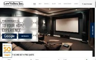 Low Voltex Home Theater Installation & Home Automation of Prospect Heights website