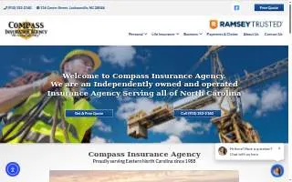 Compass Insurance Agency of Jacksonville website