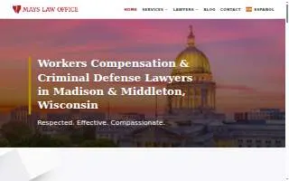 Mays Law Office, LLC of Quincy website