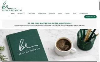 Be Rich Financial website