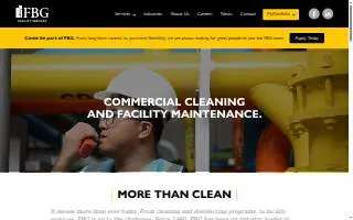 FBG Facility Services website