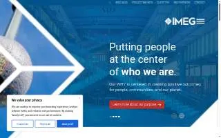 IMEG of Rock Island website