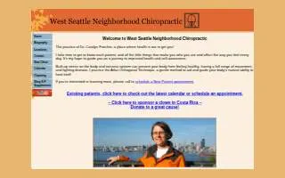 West Seattle Neighborhood Chiropractic / Carolyn Fancher, DC website