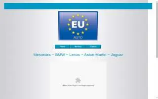 EU Auto website