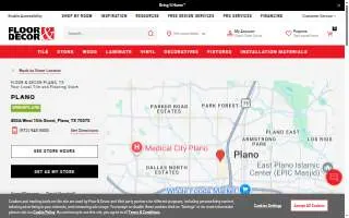 Flooring First of Romeoville website