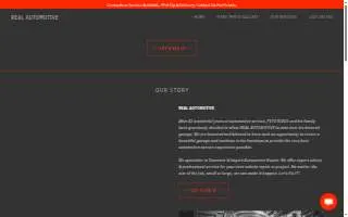 Real Automotive website