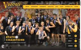 Vianney Hair Salon website