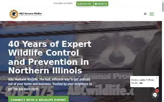 ABC Humane Wildlife Control and Prevention Inc. of Schaumburg website