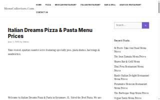 Italian Dreams Pizza & Pasta
