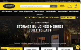 Leonard & Associates Tinley website