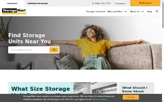 StorageMart of Tinley Park website