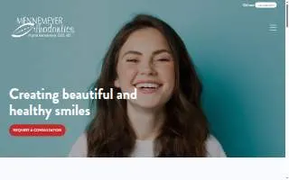 Mennemeyer Orthodontics website