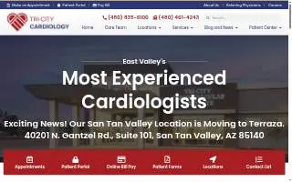 Tri-City Cardiology Care, PLLC of Troy website