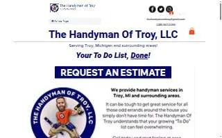 The Handyman of Troy, LLC website