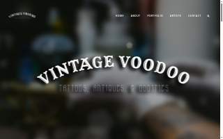 Vintage Voodoo Tattoos, Antiques, and Oddities of Elmhurst website