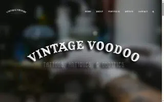 Vintage Voodoo Tattoos, Antiques, and Oddities of Elmhurst website