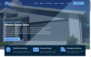 wheatongaragedoors website