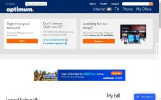 Optimum Health Clinic website