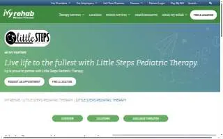 Little Steps Pediatric Therapy of Wheeling website
