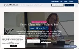 O. Long Law, LLC of Wilmette website
