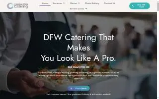 Creative Affairs Catering website