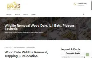 Pest Arrest Pest Control of Wood Dale website