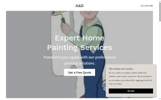 A & D Quality Painting website