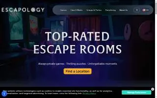 Escapology Escape Rooms Downers Grove website
