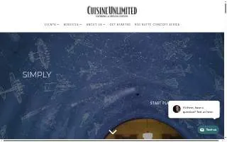 Cuisine Unlimited Catering & Special Events website
