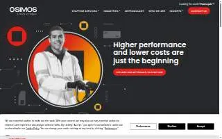 SIMOS Insourcing Solutions of Avon website