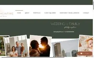 Natalie McIntire Photography website