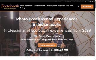 360 Photo Booth Indianapolis website