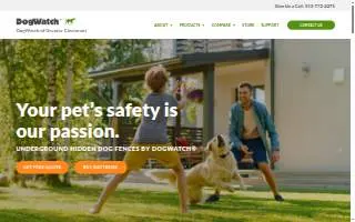 DogWatch Hidden Fences of Central Indiana website
