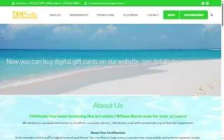 Tanfastic Tans website
