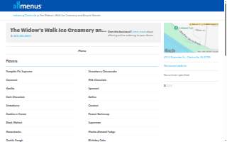 The Widows Walk Ice Creamery