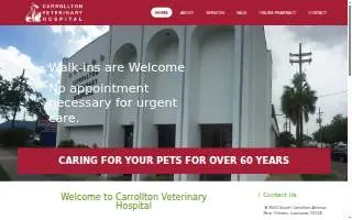 Iroquois Animal Clinic website
