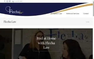 Flecha Law, Ltd. website