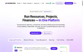 Productive Resources