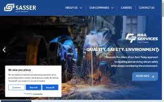 Sasser Excavation & Drainage, LLC website