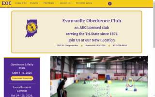 Evansville Obedience Club website