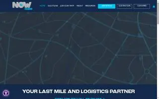 Now Courier, Inc. of Evansville website
