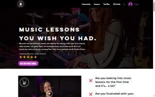 Fortville Music Garage website