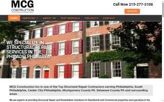 MCG Construction Inc website