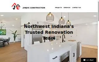 Janjus Construction of Hammond website