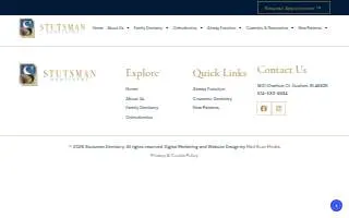 Stutsman Dentistry website