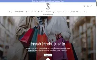 Selective Seconds Consignment website
