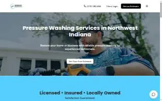 Integrity Pressure Wash of Munster website