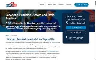 ARS / Rescue Rooter of Cleveland website
