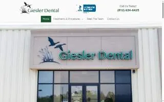 Giesler Dental website